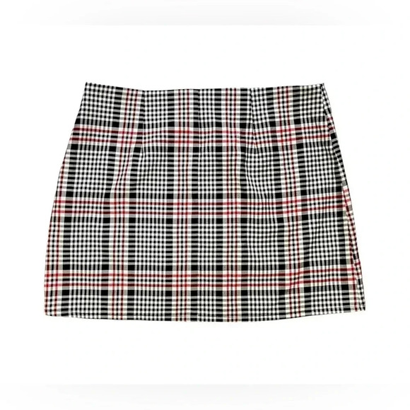 NWT Forever 21 Plus Size Y2K Zip Front Mini Skirt - Picture 4 of 4